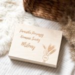 Personalizowana Pamiątka Pierwsza Komunia Święta kłos