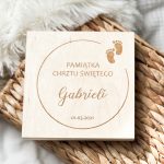 Pamiątka Chrztu Świętego ze wstążkami na banknoty