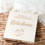 Prezent na Chrzest Pamiątka Chrztu Świętego ze zdjęciem