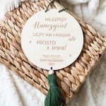 Tabliczka z cytatem na Dzień Nauczyciela z chwostem 3