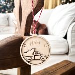 Bombka z imieniem auto 3D