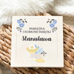 Pamiątka Pierwszej Komunii Świętej Prezent pudełko pierścionki